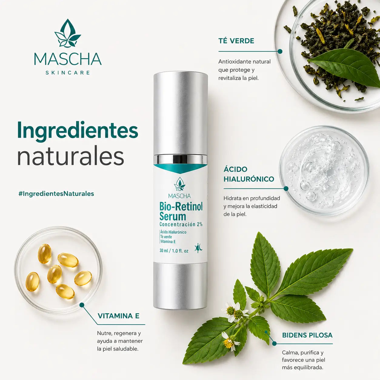 SERUM MASCHA ANTI-EDAD CON BIORETINOL