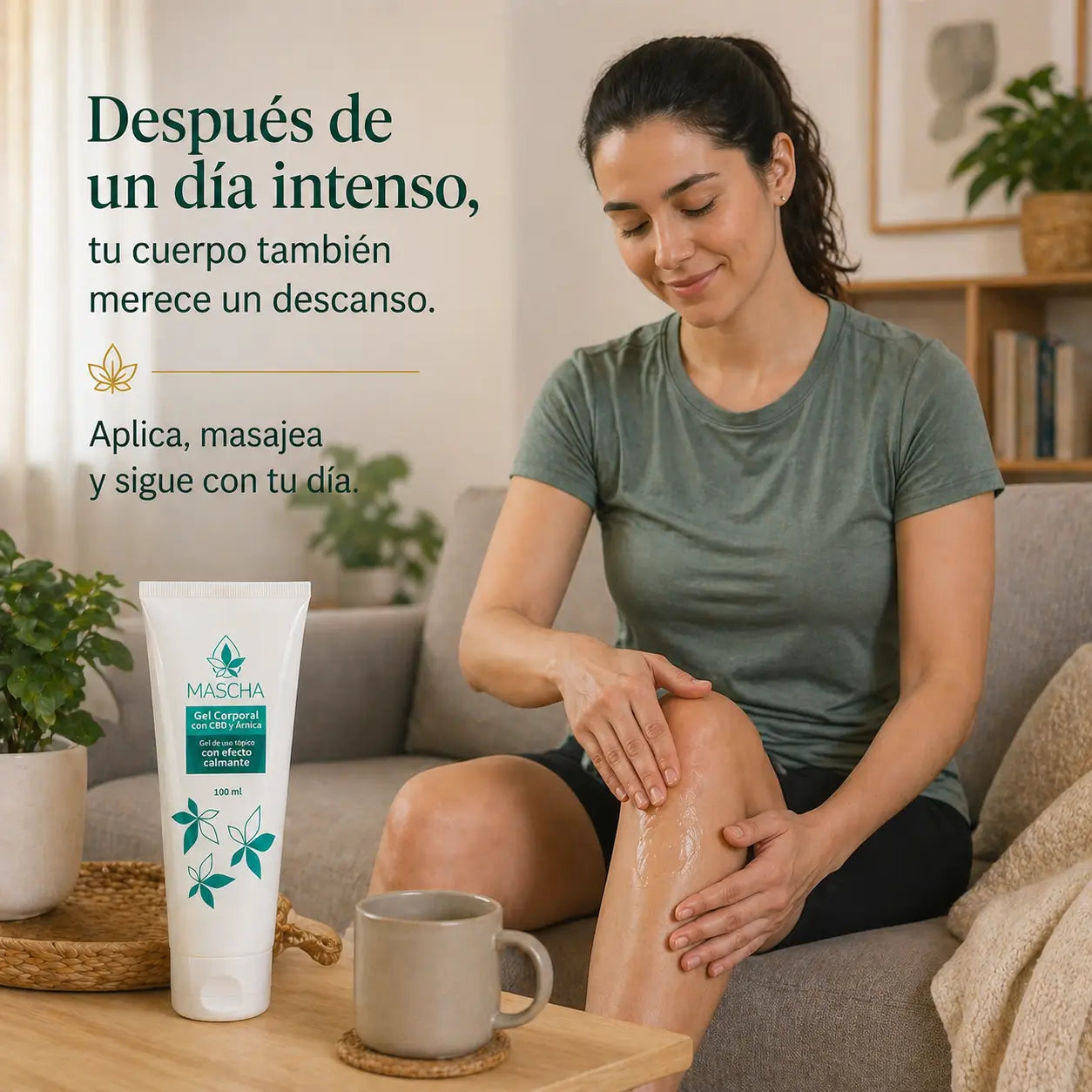 GEL CORPORAL MASCHA CBD Y ÁRNICA